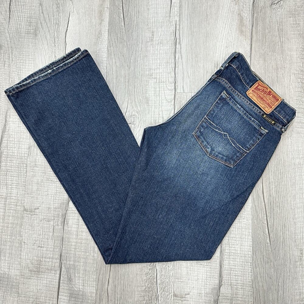 Vintage Lucky Brand Jeans Womens 6/28 Hipster Bootcut Flare Leg Dark Wash